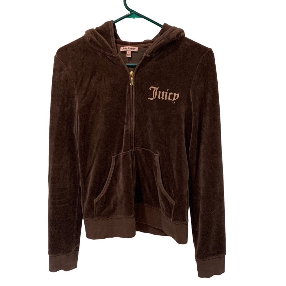 Juicy Couture brown velour jacket